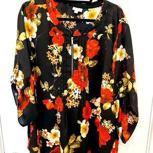 Avenue print blouse s 22/24